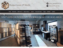 Tablet Screenshot of granitecountertopschicago.com